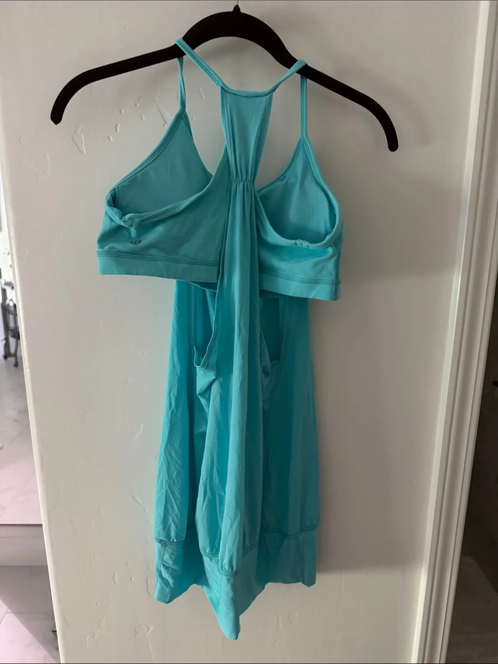 Lululemon Light turquoise Blue Women's Tank Top with built in bra